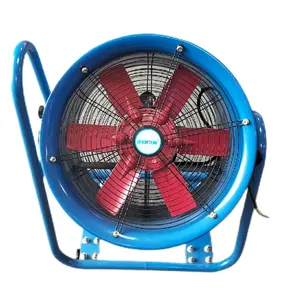 Axial Drum Fan 500mm Portable Drum Fan 20 Inch Movable Drum Fan with Adjustable Tilt