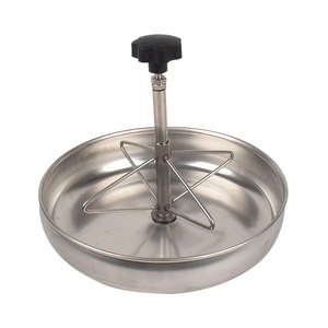 100% nuevo 304 alimentador de lechones de acero inoxidable equipo redondo para granja de ganado para comederos de animales - Product Image 2