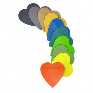 กระดาษโน้ตรูปหัวใจ แผ่นโน้ตสีสันสดใส 50 แผ่น/แผ่น กระดาษโน้ตแบบมีกาวในตัว - Product Image 1