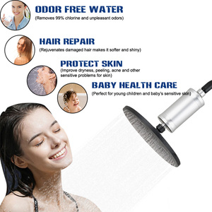 Cabezal de Ducha de Alta Presión con Vitamina <span class=keywords><strong>C</strong></span>, Filtro de <span class=keywords><strong>Agua</strong></span> para el Cuidado del Cabello y la Piel, para <span class=keywords><strong>Agua</strong></span> Dura, ISO9001, Fabricación OEM/ODM - Product Image 6