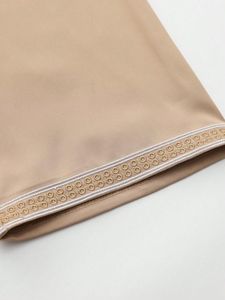 Túnica Árabe Informal para Hombre, Kaftán Duradero con Bolsillo Lateral, Manga Corta, Bordado, Suave y Elegante para Musulmanes - Product Image 5