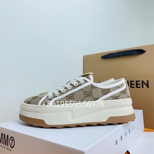 Zapatos de <span class=keywords><strong>Lona</strong></span> con <span class=keywords><strong>Plataforma</strong></span> de Alta Calidad para <span class=keywords><strong>Mujer</strong></span>, <span class=keywords><strong>Zapatillas</strong></span> de Deporte Casuales Planas con Suela Gruesa de <span class=keywords><strong>Plataforma</strong></span> de Lujo de Marca de Diseñador de Moda para <span class=keywords><strong>Mujer</strong></span> - Product Image 4