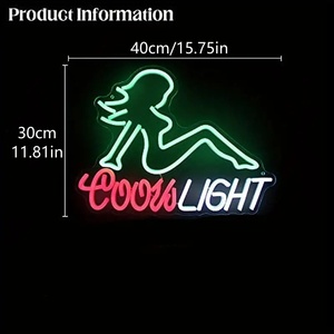 Enseigne murale publicitaire LED néon sur mesure, cadre PVC/acrylique, riches en couleurs, faibles en calories, longue durée de vie - Product Image 6