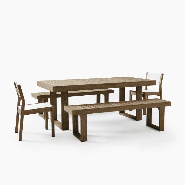 Custom garden outdoor chair furniture set all weather teak wooden dining table