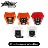 Ensemble de phares LED Bison pour moto tout-terrain KTM/GASGAS/Husqvarna 17-23 & 24-26 (hors plastique)