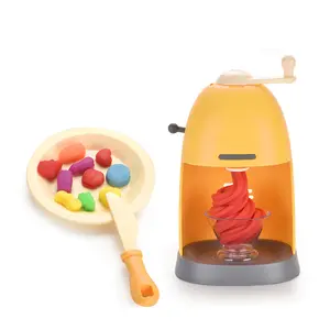 Color Clay Children's Game Ice Cream Machine Handmade Ice Cream Maker Girl Toy Ice Cream Pretend Play Toys For Kid