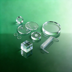 Quartz de haute pureté à stabilité chimique, substrat en verre photomask, quartz fondu transparent pour lentille de fenêtre - Product Image 6