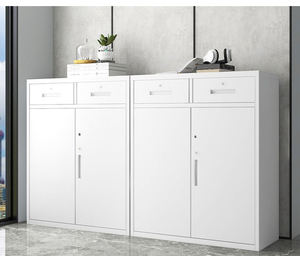 Armoire de classement en acier en gros, <span class=keywords><strong>casier</strong></span> de <span class=keywords><strong>rangement</strong></span> avec 2 tiroirs coulissants, mobilier de bureau, armoire basse - Product Image 5