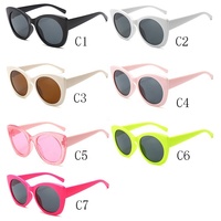 Lunettes de soleil pour enfants de haute qualité, mignonnes, style œil de chat, vente en gros, lunettes de soleil pour enfants, tendance, lunettes de soleil roses