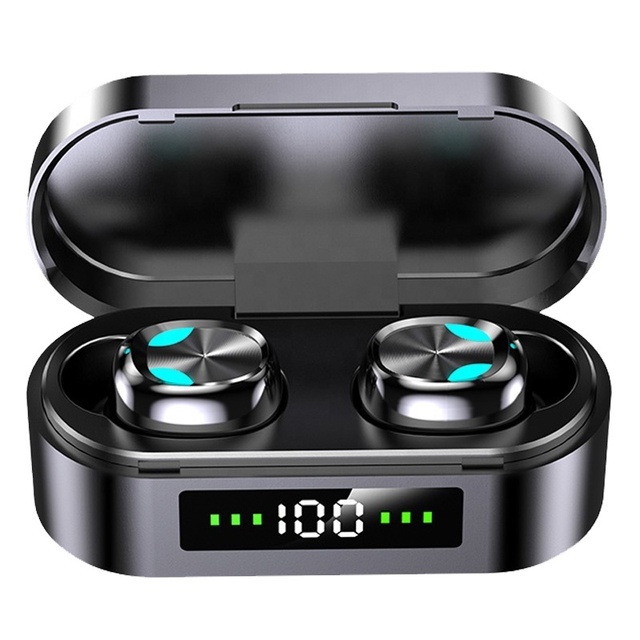 TWS Earphone Bluetooth V5.1 Wireless Sport Mic Waterproof Headphone 9D HiFI Stereo Touch Headset bluetooth Earphone Earbuds