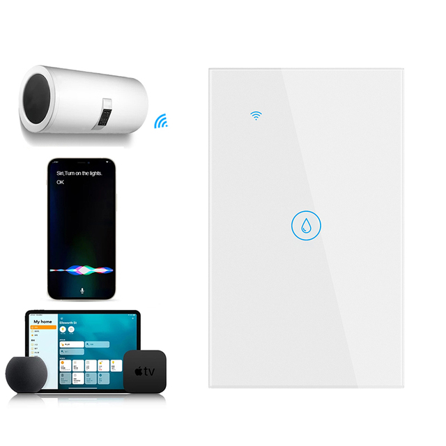Smart Life Home House 20a Smart Wifi Wireless Remote Wall Water Heater Boiler Switch