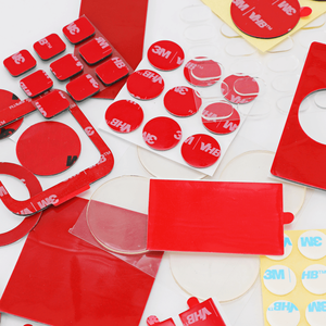Nastro adesivo personalizzato fustellato forte nastro ad alta temperatura doppia faccia schiuma acrilica ad acqua attivato per la sigillatura della borsa - Product Image 3