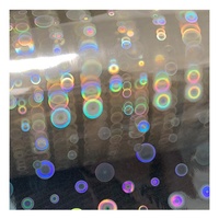 Film holographique à motif de cercle transparent d'hologramme BOPP