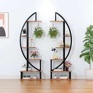 Nuevo Soporte Metálico Contemporáneo para Macetas, Exhibidor <span class=keywords><strong>de</strong></span> Macetas para Interiores y Balcones - Product Image 4