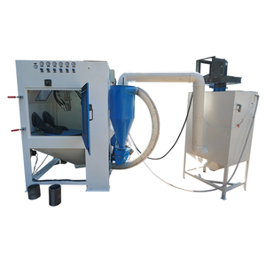 Automatic Turntable Sand Blaster Cabinet and Tumble Basket <b>Sandblasting</b> Machine - Product Image 3