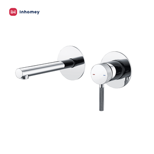 <span class=keywords><strong>Rubinetti</strong></span> Moderni per Lavabi da <span class=keywords><strong>Bagno</strong></span>, Miscelatore Monocomando a Parete per <span class=keywords><strong>Lavabo</strong></span>, Finitura Oro Spazzolato in Ottone - Product Image 2