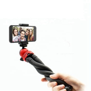 10 Inch 25 Cm Nhỏ Gọn Bàn Linh Hoạt <span class=keywords><strong>Tripod</strong></span> Đứng Với Điện Thoại <span class=keywords><strong>Clip</strong></span> Cho Máy Ảnh Điện Thoại - Product Image 5