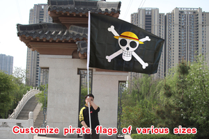 Pabrik Cina Grosir Harga Terbaik Promosi Bendera <span class=keywords><strong>3</strong></span>*5Ft 90*150cm Bendera Bajak Laut Kustom, Spanduk - Product Image 5