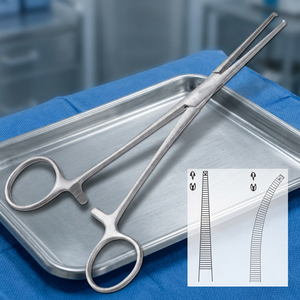 Pince hémostatique Dixon-Lovelace droite 1x2 dents, instrument de chirurgie générale certifié CE ISO13485 - Product Image 2