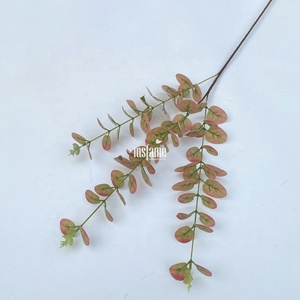 Guirlande d'<span class=keywords><strong>eucalyptus</strong></span> 3D de haute qualité pour la décoration intérieure, avec feuilles vertes réalistes, troncs et <span class=keywords><strong>cristaux</strong></span> - Product Image 2