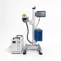 Machine de marquage laser UV JPT 20W personnalisée pour l'impression en ligne à haute vitesse de la date de production, du numéro de lot et du numéro de série sur les bouchons de bouteilles