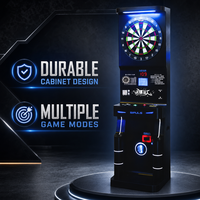 Darts Master - Machine de fléchettes électronique d'intérieur avec notation automatique, mode compétitif, écran LCD HD, structure métallique, garantie 1 an