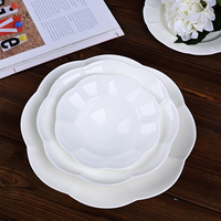 Service de vaisselle blanc PITO HoReCa, assiettes rondes, vaisselle en porcelaine, assiettes en céramique pour restaurant