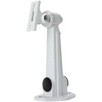 Support de surveillance universel, support universel en aluminium blanc pivotant en forme de bec de canard, étanche, pour câblage dissimulé de caméra intérieure/extérieure