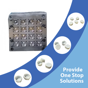 高精度高公差长寿命塑料封盖注塑模具定制坚固耐用热流道冷流道燃油添加剂 - Product Image 1