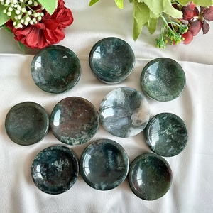 Cuenco de Ágata Musgosa de Alta Calidad al por Mayor, Estilo Bohemio, Tendencia de Moda para Decoraciones Únicas del Hogar, Regalos Festivos, Piedra - Product Image 5