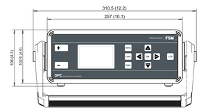 FSM Druck ka libra tor DPC-1 0-1hPa verwendet in der mobilen Kalibrierung, Labor kalibrierung, Reinraum, Testa uto matis ierung - Product Image 2
