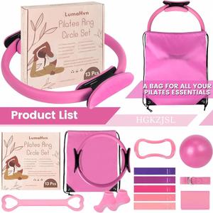 Kit d'entraînement Pilates et Yoga : Anneau de Pilates et accessoires pour le remodelage corporel, le renforcement musculaire et la musculation du tronc, idéal pour la maison et les exercices intérieurs - Product Image 2