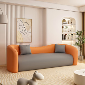 Sofá de Recepción INS para <span class=keywords><strong>Tiendas</strong></span> de Ropa y Belleza, Moderno, Minimalista, para Sala de Estar, Apartamento Pequeño, de Una Plaza, Línea Recta, Moderno y Móvil - Product Image 2
