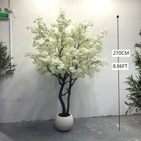 Promo! Pohon Sakura Buatan Warna Pink Putih, Dekorasi Plastik untuk Interior Rumah, Terbaru di Tik Tok YouTube Instagram