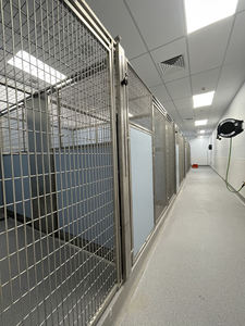 Jaula grande <span class=keywords><strong>para</strong></span> mascotas Los Caniles Doble capa/Drenaje/Foster/Laboratorio Jaula multicompartimento Perrera Run - Product Image 6