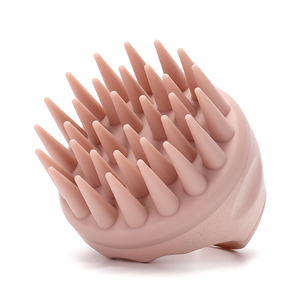 Top Trending Hair Products 2026 Silicone Massage <b>Brush</b> Silicone Shampoo <b>Brush</b> Wheat Straw <b>Scalp</b> Massager - Product Image 3