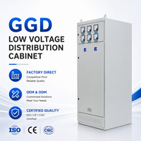 Tablero de Distribución de Bajo Voltaje Industrial GGD, AC 400V 3150A, Panel de Interruptores Fijo para MCC y Gabinete de Control del Sistema Eléctrico