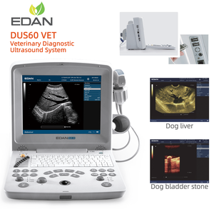 Appareil d'échographie Doppler couleur vétérinaire <span class=keywords><strong>Edan</strong></span> DUS60 VET 2D 3D, scanner d'échographie <span class=keywords><strong>portable</strong></span>, écran TFT-LCD pliable de 12,1 pouces - Product Image 4