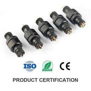 M12 Aerospace Luchtvaart Stekker 2-12pins Waterdichte Socket Mannelijke/Vrouwelijke Mount Pcb Compatibele Industriële Ethernet Apparatuur - Product Image 3