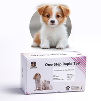 Kit de test rapide Babesia Gibsoni Ab pour chiens, Lyme, Ehrlichia, Anaplasmose, Leishmaniose - Sensibilité de 98% - Durée de conservation de 2 ans