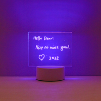 Décoration de noël colorée chambre d'enfant cadeaux lampe 3D LED veilleuse