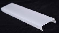 Lentille de diffuseur opale claire givrée couverture mince mince de PC d'extrusion de profils en aluminium de LED pour la lumière de bande de LED