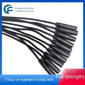 एम 6 पुरुष डॉकिंग आईपी 65 वाटरप्रूफ ऑटोमोटिव लाइन कनेक्टर पीसी शेल कॉपर संपर्क 60v 4a थोक ड्राइव पावर गीला - Product Image 4