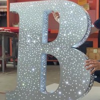 Lettres LED 3D perforées haute luminosité GFace, signalétique métallique personnalisée pour les magasins de détail et la publicité commerciale