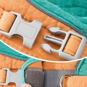 デザイナーかわいいペットハーネスリーシュセット-カスタムロゴ,Bichon Frise & Cats用小型犬ハーネス - Product Image 5