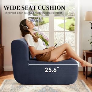 Velours confortable et économique pour fauteuil d'appoint pour la maison, le bureau, le salon, la chambre à coucher, à placer près du foyer - Product Image 5