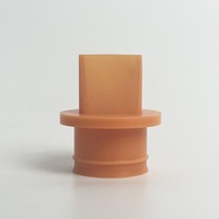 Accessoires de tire-lait électrique et manuel en silicone sans BPA orange avec valve à bec de canard pour l'alimentation et l'allaitement du bébé