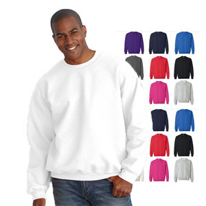 Custom Plus Size <strong>Men's</strong> <strong>Crewneck</strong> Knitted Fleece Pullover Hoodie Solid Color Block <strong>Sweatshirt</strong> Wholesale - Product Image 1