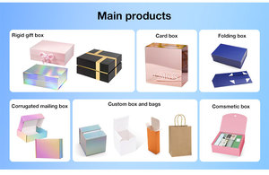 Kotak Hadiah Kertas Lipat Magnetik Ramah Lingkungan yang Dapat Digunakan Kembali dengan Lapisan Spons untuk Krim Wajah, Cat Kuku, Minyak, Kemasan Natal - Product Image 5