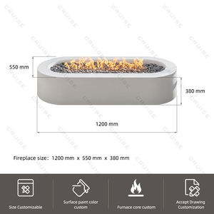 Crociera 1400-600-400mm per esterni camino a <span class=keywords><strong>bioetanolo</strong></span> Freestanding braciere legno/Gas/alcol combustibile per Patio Firepit cucina all'aperto - Product Image 5